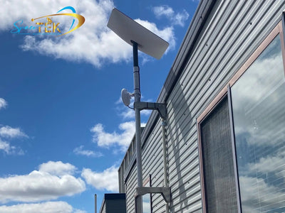 Starlink Atco / Demountable / Site Hut Wall Mount - Gen 2 Rectangle SpaceTek