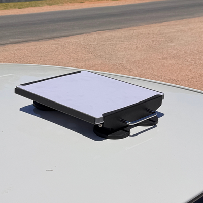 Robust Magnetic Roof Mount for Starlink Mini, Powder-Coated Metal, 87mm Earth Magnets